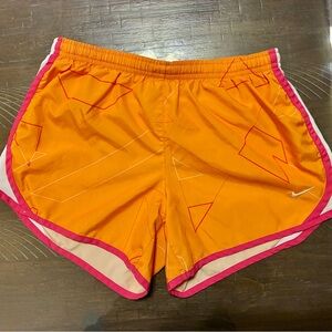 Nike Girls Orange Running Shorts